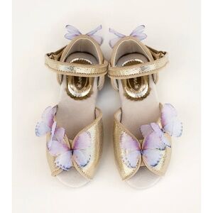 Joyfolie MERCEDES PEEP TOE FLATS IN MULTI girls size 1